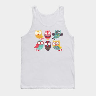 Happy owls Tank Top